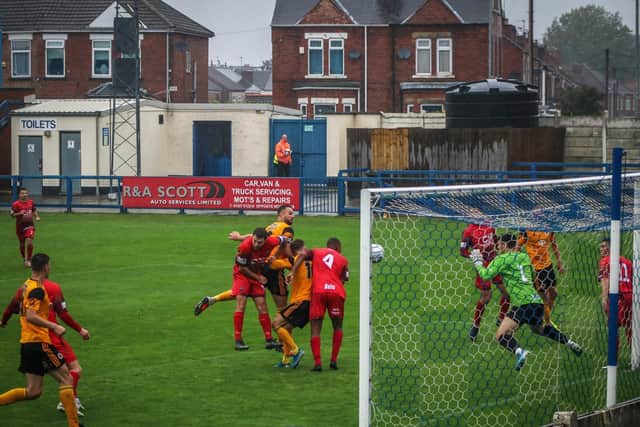 Action from Saturdays victory over Mansfield. Photo: Oliver Atkin.