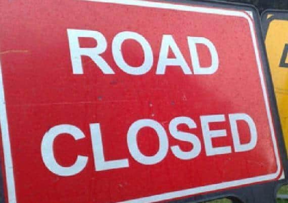 Road closed