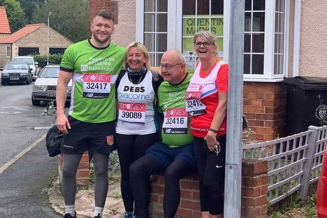 Runners in Billingborough. EMN-200510-180626001