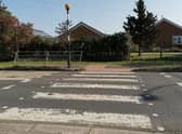 The road crossing outside Mablethorpe Primary Academy.