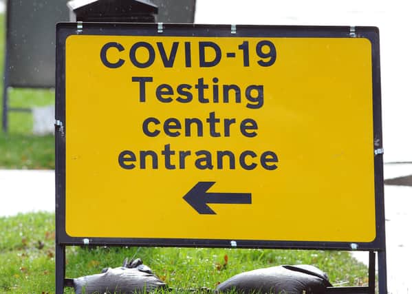 Covid-19 testing site. Picture: Sarah Standing (061020-7531) PPP-200610-164727003