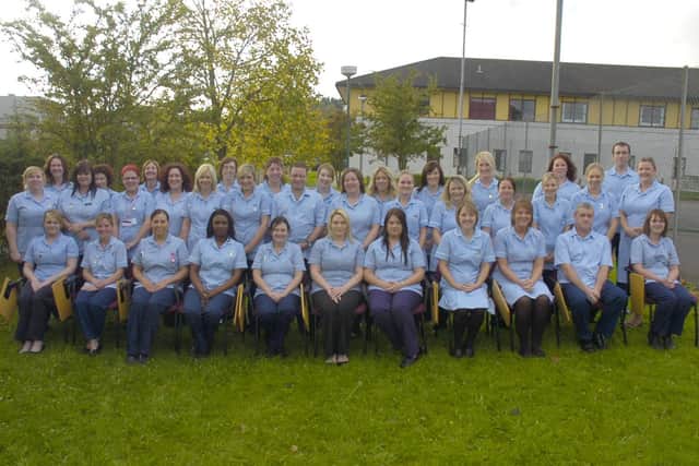 Making a start in nursing 10 years ago ...