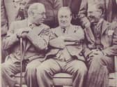 Taken at Hainton in 1927, this picture shows three great men of the time: J H Thomas, the Labour Leader who was then riding high in the National Government; Stanley Baldwin, the prime minister, and Neville Chamberlain, the minister of health. EMN-201210-141441001