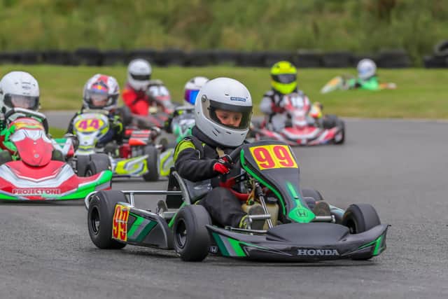 Rhys racing 2020 at Tattershall Kart Club