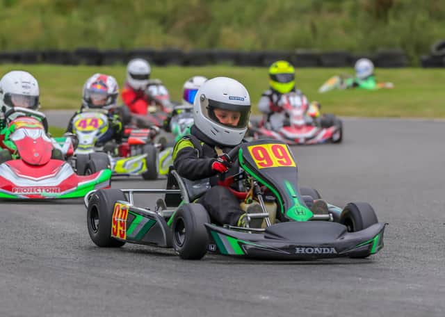 Rhys racing 2020 at Tattershall Kart Club
