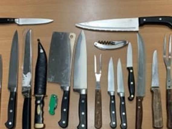 Knives handed in last year