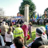 Large crowds gathered at the Mablethorpe War Memorial last November. (Photo: Mablethorpe Photo Album)