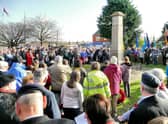 Large crowds gathered at the Mablethorpe War Memorial last November. (Photo: Mablethorpe Photo Album)