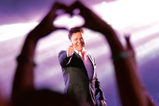 Donny Osmond in concert. Picture: Laura Greene/HPE. EMN-200910-153250001