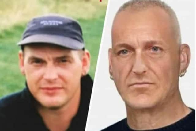 An age progression picture of Andrew capon, who went missing 22 years ago.