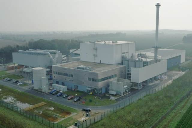 Sleaford's straw burning renewable energy plant. EMN-201013-095513001