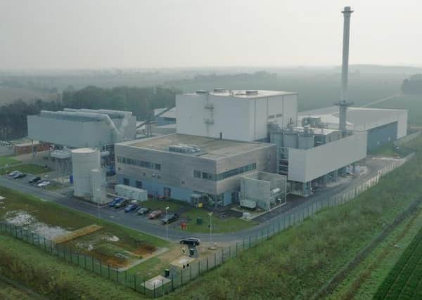 Sleaford's straw burning renewable energy plant. EMN-201013-095513001