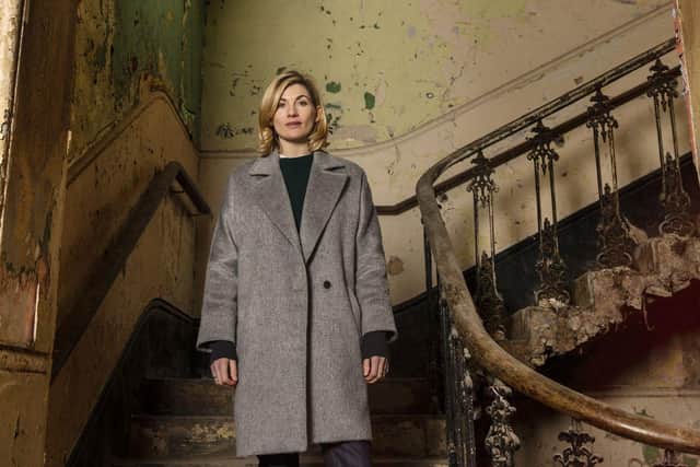 Jodie Whittaker on Who Do You Think You Are?. Picture: Wall to Wall Media Ltd, photographer: Stephen Perry