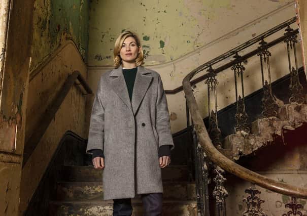 Jodie Whittaker on Who Do You Think You Are?. Picture: Wall to Wall Media Ltd, photographer: Stephen Perry