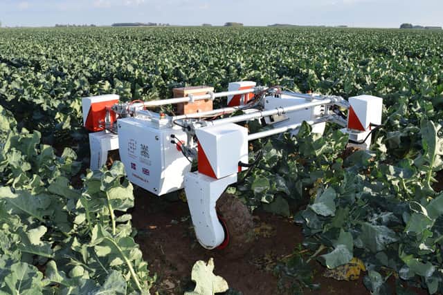 Researchers at the University of Lincoln are using robots and automation to help farmers.