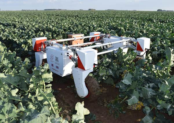 Researchers at the University of Lincoln are using robots and automation to help farmers.