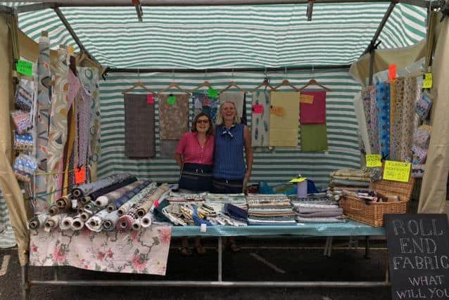 Dispirito Fabrics at Louth market.
