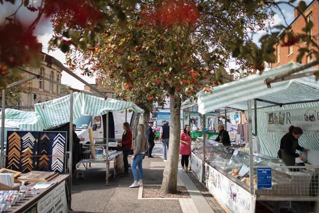 Horncastle market.