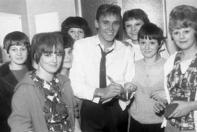 Billy Fury at the Gliderdrome in Boston in 1965.