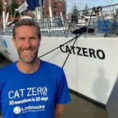Danny Watson is running 30 miles a day for 30 days raising money for the charity CatZero.