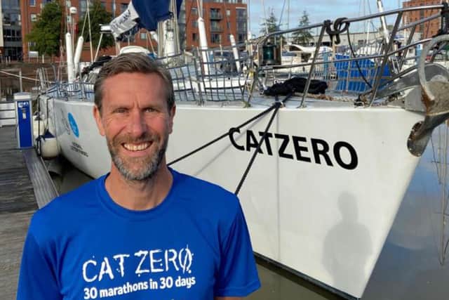Danny Watson is running 30 miles a day for 30 days raising money for the charity CatZero.