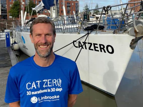 Danny Watson is running 30 miles a day for 30 days raising money for the charity CatZero.