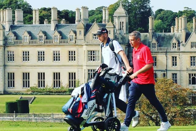Nick and Niall at Stoke Rochford.