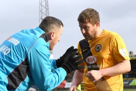 Jamie McGuire with boss Craig Elliott.