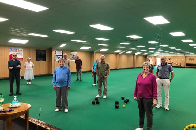 Horncastle Indoor Bowls Club members are able to start meeting again - in a Covid-19 safe way!