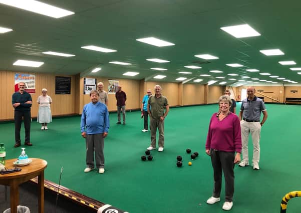 Horncastle Indoor Bowls Club members are able to start meeting again - in a Covid-19 safe way!