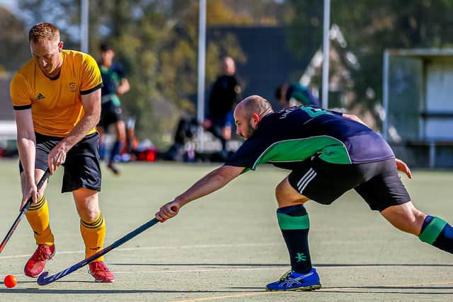 Action from Saturday's derby. Photo: David Dales.