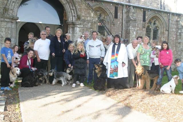 Marking St Francis' Day 10 years ago ...
