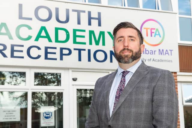 Principal at Louth Academy, Philip Dickinson.