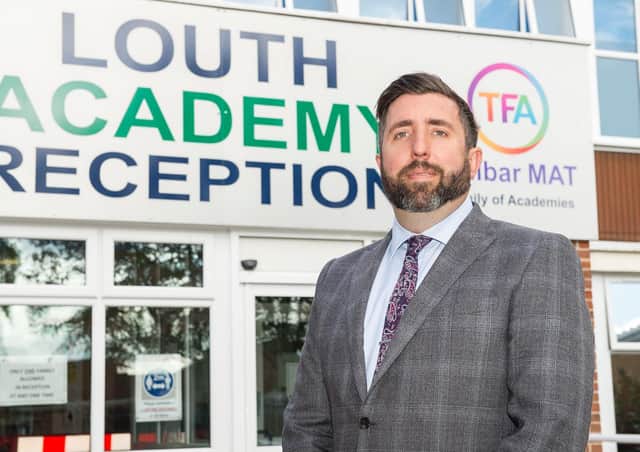 Principal at Louth Academy, Philip Dickinson.