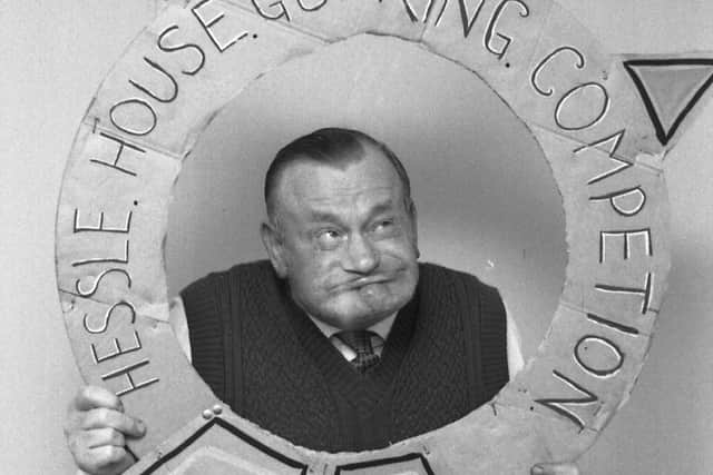 'Just a lark' ... gurning champion Alf Upsall.