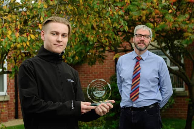 NK Community Champion Awards 2020, organised by North Kesteven District Council.

Young Achiever, sponsored by Duncan & Toplis: George Woodward. Award presented by Jason Hippisley representing Duncan & Toplis.

Picture: Chris Vaughan Photography EMN-201021-173300001
