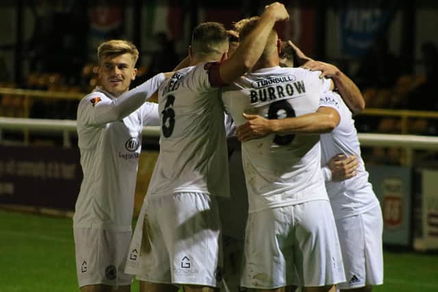 The Pilgrims will face AFC Telford United on Saturday. Photo: Oliver Atkin.