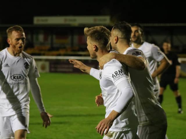 United's players have been in self isolation since a positive test after the 4-0 win at Leamington. Photo: Oliver Atkin.