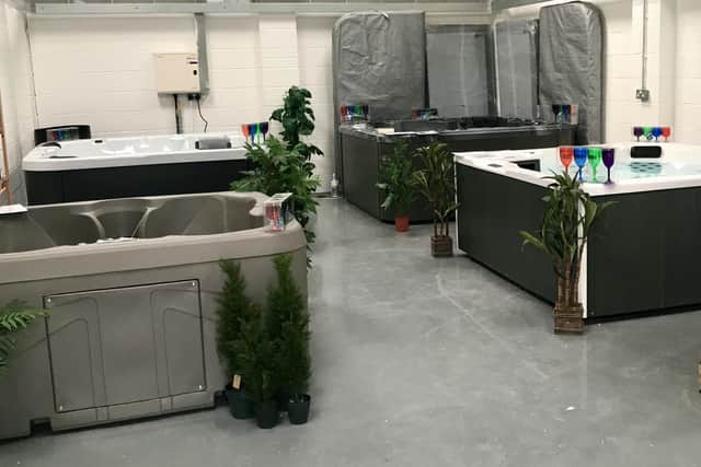 Inside The Boston Hot Tub Centre ...