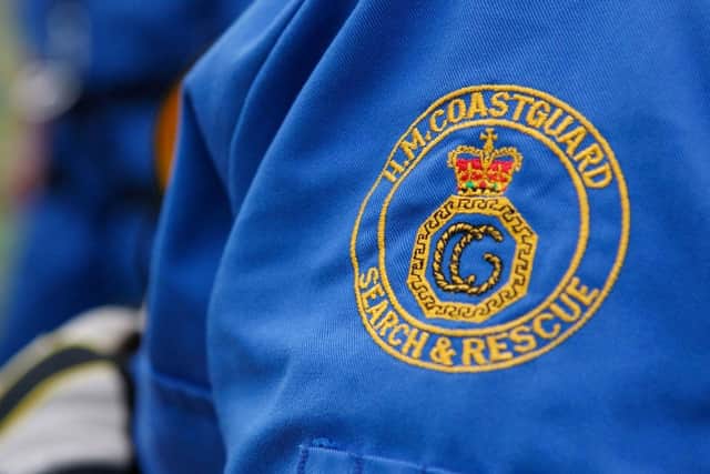 Coastguard crews and the police were called to help find a missing man.