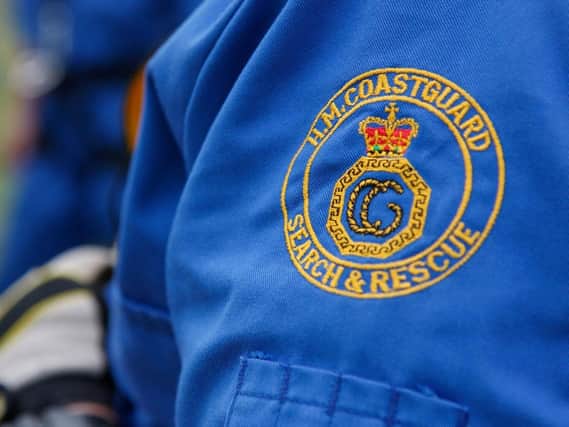Coastguard crews and the police were called to help find a missing man.