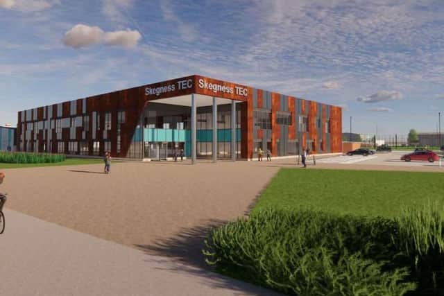 Artist's impression of the Skegness Learning Centre.