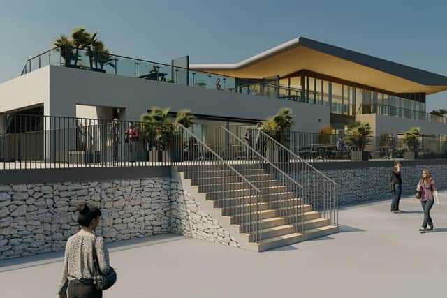 Artist's impression of the Sutton-on-Sea Colonnade redevelopment.