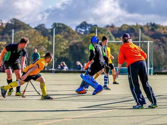 Hockey action is postponed. Photo: David Dales