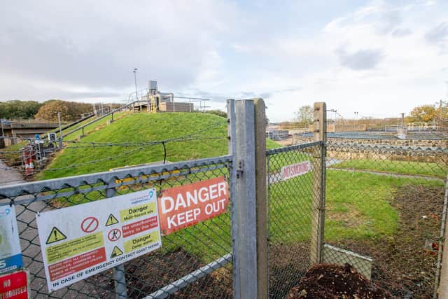 Under pressure: The sewage treatment plant in Green Lane, Woodhall Spa