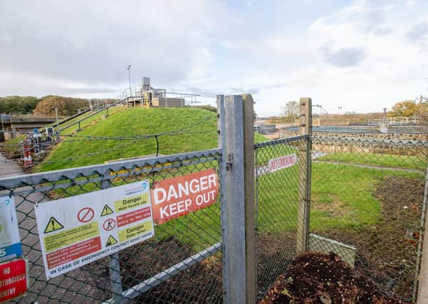 Under pressure: The sewage treatment plant in Green Lane, Woodhall Spa