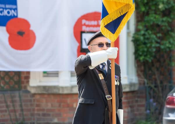 Brian Harvey RBL standard bearer

Sleaford EMN-200211-162430001