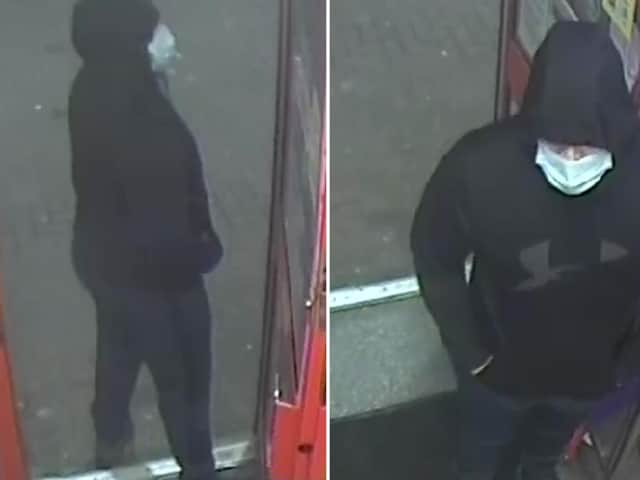 Call police on 101 if you know these men.