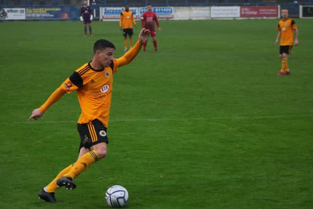 Connor Dimaio in action for United. Photo: Oliver Atkin
