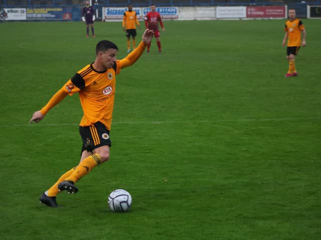 Connor Dimaio in action for United. Photo: Oliver Atkin